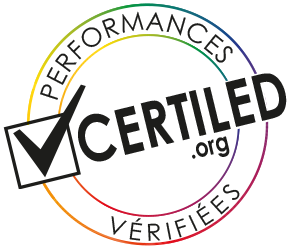 Logo Certiled, label de vérité - Gil Luminaire