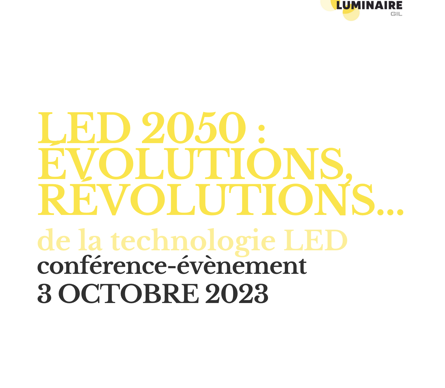 LED 2050 : évolutions, révolutions…de la technologie LED