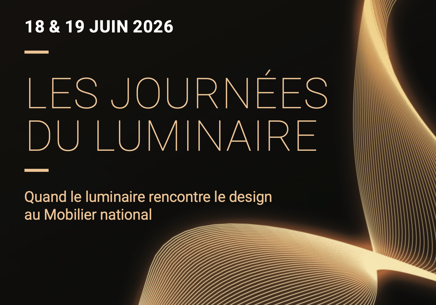 Bandeau évènement Journées du Luminaire 2026